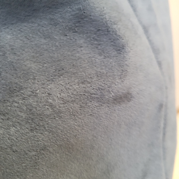 Vintage olympics blue suede skirt suit - Picture 5 of 7